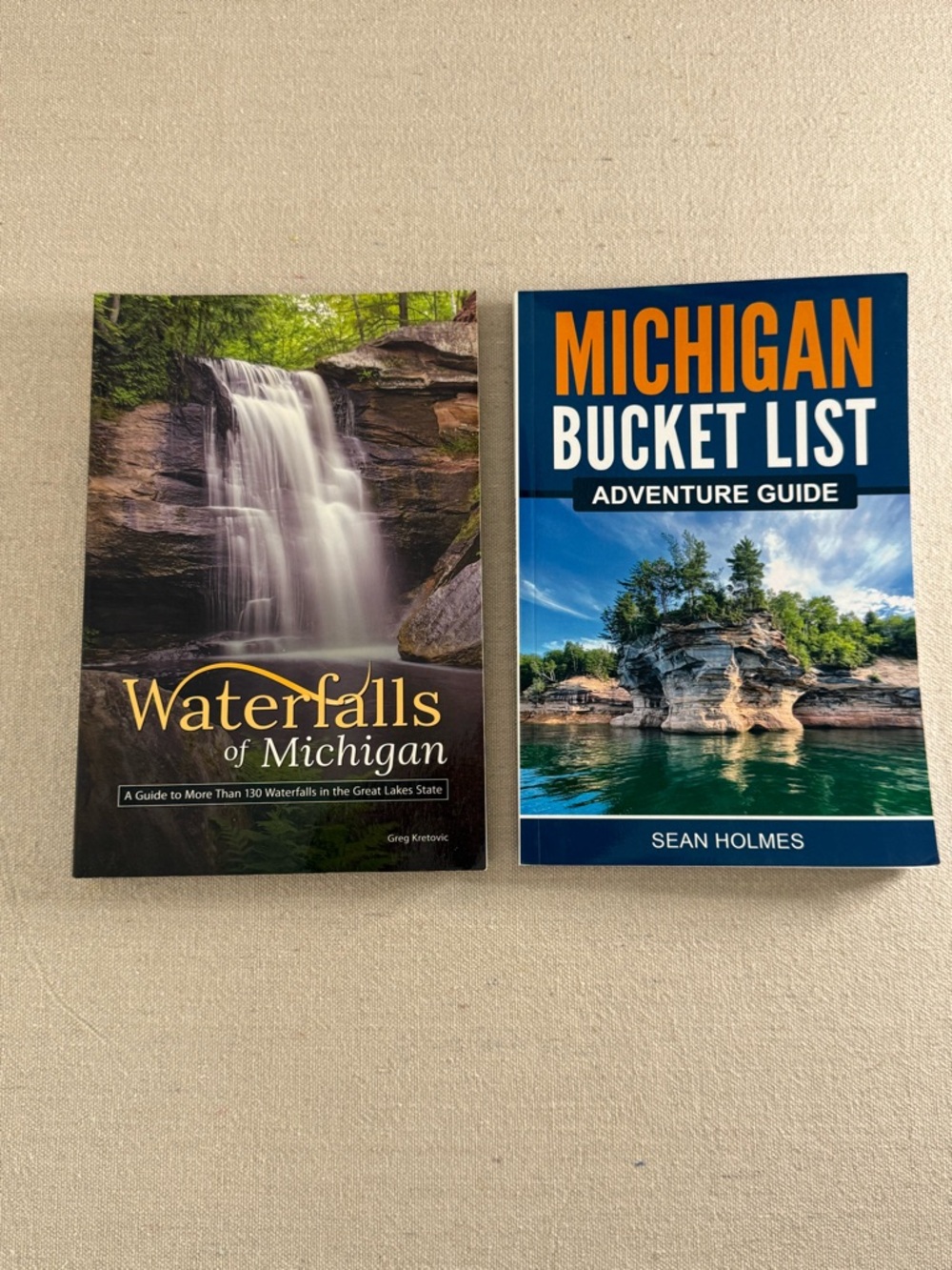 Michigan Bucket List & Waterfalls of Michigan — Paperbacks